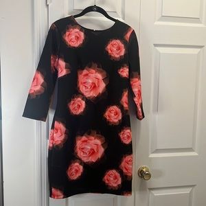 Gorgeous flowered scuba dress